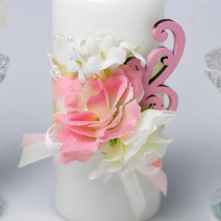 Family hearth "Vienna", champagne-pink, 10x19 cm-1