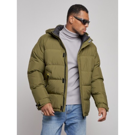 Sports Bologna Men's Winter, size 48, Khaki color-6