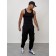 Cargo jeans male, size 52, black color