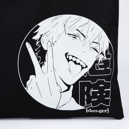Bag Schoper "Anime", 35x0.5x40 cm, department without lightning, without lining, black-3