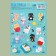 Paper stickers "Cute fluffs", 11 × 16 cm