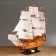 Ship "Victoria", 79x73 cm