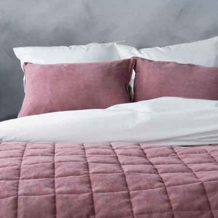 Software "Soft": a bedspread 250 x 270 cm, pillowcase 40 x 60 cm - 2 pcs, pink color-2