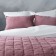 Software "Soft": a bedspread 250 x 270 cm, pillowcase 40 x 60 cm - 2 pcs, pink color