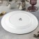 Porcelain dining Porcelain Stella "Classics", d = 28 cm, white color