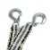 Towing cable, 7 tons, 4.5 m, 2 hook mix