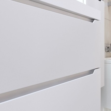 Tumbling under the Uperwood Tanos New, 50 cm, suspended, white sink-2