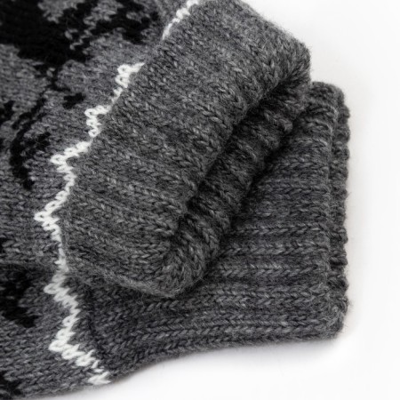 Women's socks, gray color, size 23-25-2