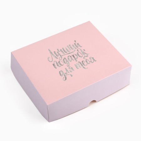 Confectionery packaging, box "The world will wait", 17 x 20 x 6 cm
