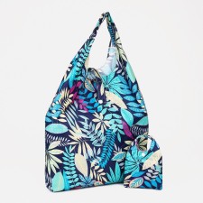 Household bag on the button, the color is blue/blue
