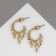 Earrings Metal "Modern" Blood, Color Gold