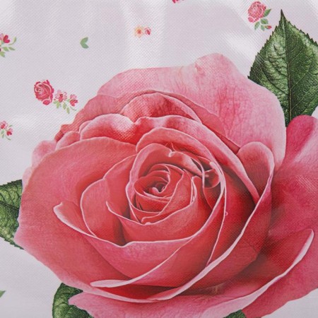 Household bag without fastening, pink color-2