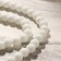 Beads ball No. 8 "Agat Bely", 45cm