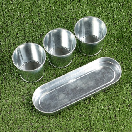 Kashpo set on the stand "Vederko Alma" 19x6.5x6.5cm-2