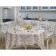 Nutcracker tablecloth, size 140x150 cm, beige color