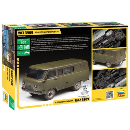 The national model-machine “Russian car UAZ 3909”, star, 1:35, (3644)-1