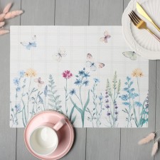 Napkin on the table of the share 