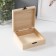 Casket wood for painting Square "Striped" 5x13x13 cm