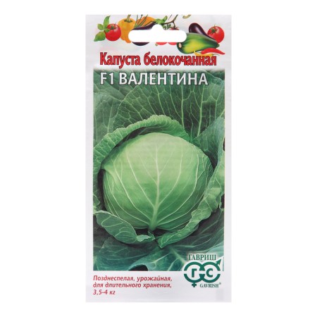 Cabbage seeds Belokoch. "Valentine", F1, 10 pcs