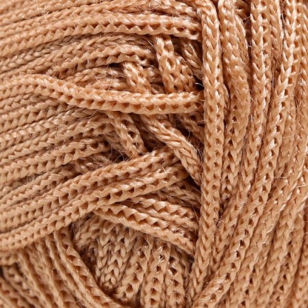 Yarn "Macrame Macrama" 100% polyester 130m/90g (131 golden-run)-2