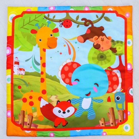 Developing rug with arcs "Elephant" 6 elements of music, rr 85x85x0.5 cm.-1