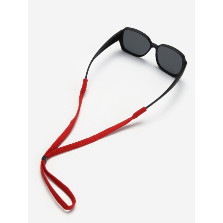 Glass for glasses on the neck is 58 cm, red