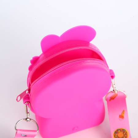 Bag's bag with lightning, raspberry color-2