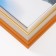 Photo frame plastic A4 "Styliani" beige with gold stroke 4.8x26x34.5 cm