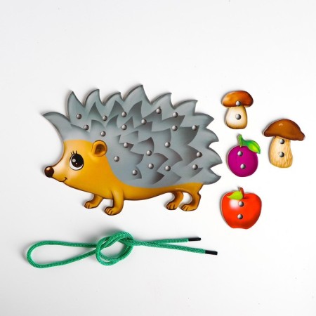 Figure lacing "Hedgehog on the legs"-1