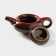 A set for the tea ceremony Ceramic "Lunar Lake", 7 objects: 6 PIAL 50 ml, kettle 150 ml, red color