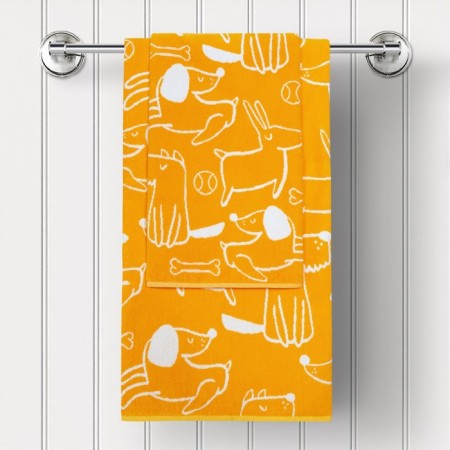 Terry tange Good Boy, size 30x50 cm, Orange color-1