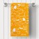 Terry tange Good Boy, size 30x50 cm, Orange color