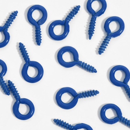 Holder for a screw pendant (set 50 pcs.) 0.8 × 0.3 × 0.1 cm, blue color