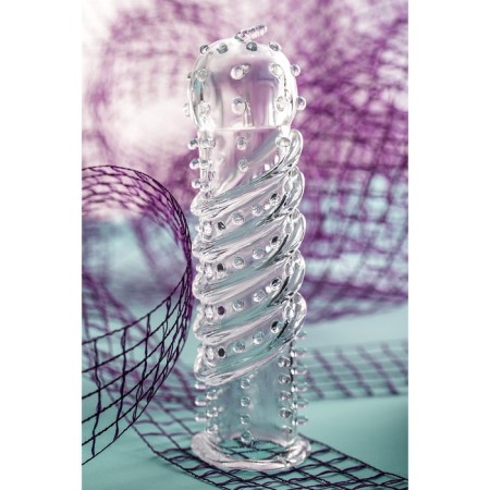 Toyfa A-Toys, TPR penis, transparent, 15.3 cm-9