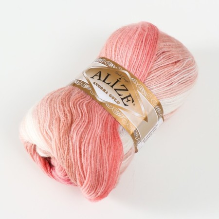Yarn "Angora Gold Batik" 20% wool, 80% acrylic 550m/100g (5652)-1