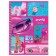Notebook A6, 120 sheets in a cage on the crest "Barbie Style", a solid cover, matte lamination, selective varnish, mix