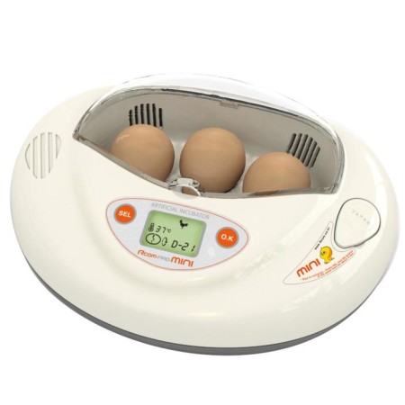 Incubator, 3 eggs, automatic coup, 220 V, rcom mini