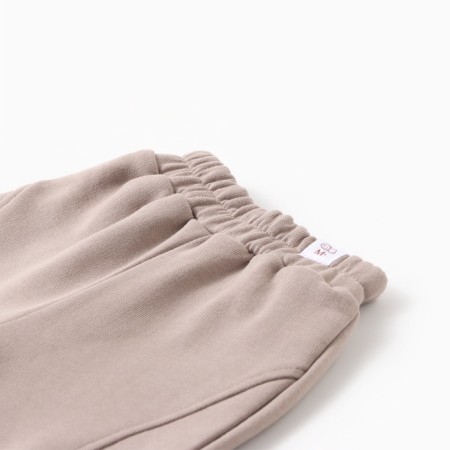 Set (sweatshirt and trousers) children's minku, brown color, height 86-92 cm-8