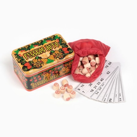 Russian lotto, 24 cards, card 22 x 8 cm-3