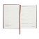 Dated 2025 diary, A5+, 176 sheets of Escalada, soft cover cover, pancake embossing, lies, cream block 70 g/m2, brown