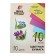 Colored paper A4, 10 sheets, 10 colors "Ray", OFSET 70 g/m2
