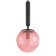 Bayerlux lamp "Javier" E14 40W Black-red 15x15x35-185 cm