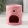 Aroma lace ceramics "animals" pink 6.7x6.7x7.5 cm