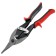 Matrix 78330 metal scissors, rubberized handles, straight -cutting, up to 1.0 mm, 250 mm