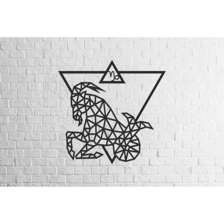 Wooden decor Wall Capricorn, panel, puzzle Ewa Design