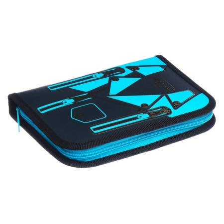 Penal 1 section 130 x 190 mm, Hatber "Fashion Style", laminated cardboard, black/blue (volumetric 3D risun) NPN_44036-1