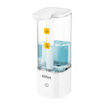 Touch-soap for liquid soap KitFort KT-6064-1, 2.5 W, 550 ml, white