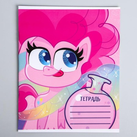 Notebook in a cage 12 sheets, 5 types of mix, cover coated cardboard, my little pony-5