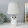 Lamp children's ceramics "Owl" 1x40W E14 gray 20x20x32.5 cm Risalux