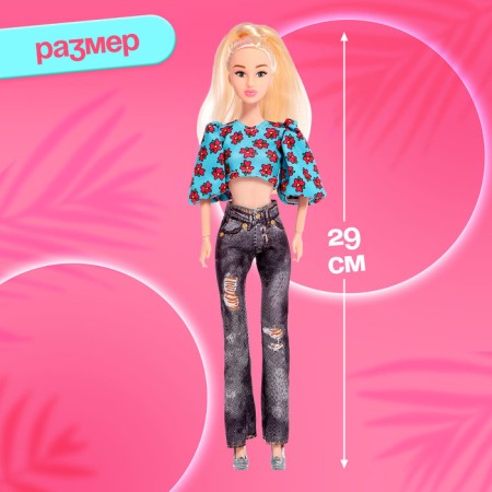 Doll in the Penalia "Hot Summer", jeans and top-1